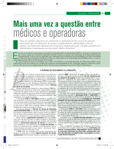 Honorários - Conselho Brasileiro de Oftalmologia