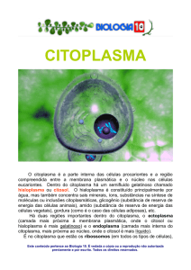 citoplasma - Biologia 10