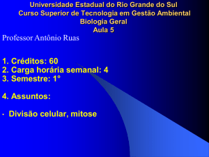 mitose - Professor Antônio Ruas