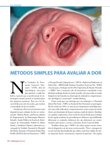 avaliar a dor neonatal - coren-sp