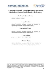 Artigo original - Revista Intertox de Toxicologia, Risco Ambiental e