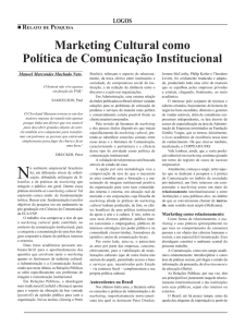 Marketing Cultural como Política de Comunicação Institucional