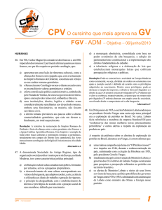 CPVO cursinho que mais aprova na GV