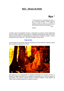 NyX – Deusa da Noite - Fundação Bracara Augusta