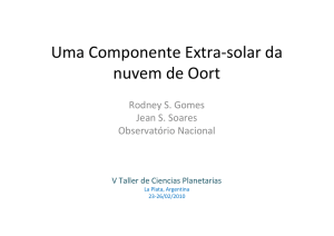 Uma Componente Extra-solar da nuvem de Oort