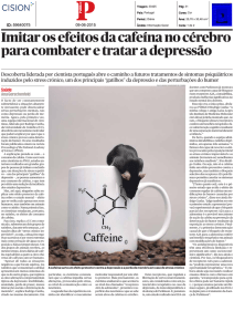 Imitar os efeitos da cafeína no cérebro para combater e tratar a