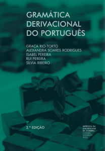 gramática derivacional do português