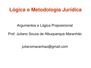 Lógica e Metodologia Jurídica