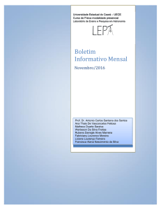 Boletim Mensal LEPA Edição Nº3 Novembro/2016