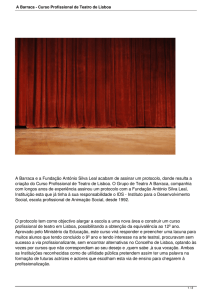 A Barraca - Curso Profissional de Teatro de Lisboa