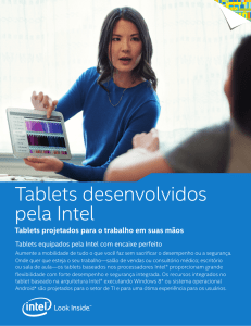 Tablets desenvolvidos pela Intel