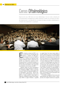 Notícias do CBO - Conselho Brasileiro de Oftalmologia