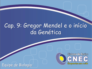 Cap. 9 - Gregor Mendel e o início da Genética 1,2 MB