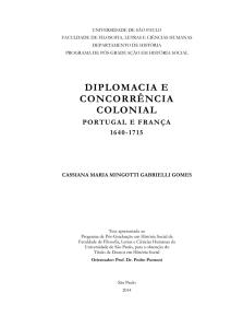 diplomacia e concorrência colonial portugal e frança