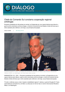 Chefe do Comando Sul conclama cooperação - Dialogo