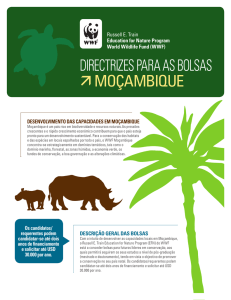 moçambique - World Wildlife Fund