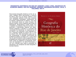 GEOGRAFIA HISTÓRICA DO RIO DE JANEIRO (1502
