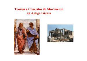 Teorias e Conceitos de Movimento na Antiga Grécia