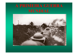 A PRIMEIRA GUERRA MUNDIAL ( 1914