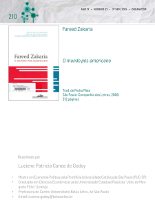 Fareed Zakaria - Revista Organicom
