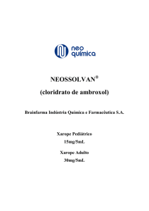 NEOSSOLVAN (cloridrato de ambroxol)