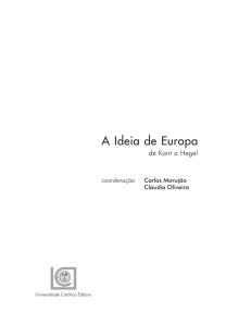 A Ideia de Europa - Universidade Católica Editora