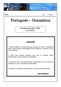 Português – Gramática