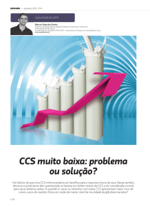 CCS muito baixa: problema ou solução?