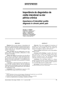 Importância do diagnóstico de cistite intersticial na dor pélvica crônica
