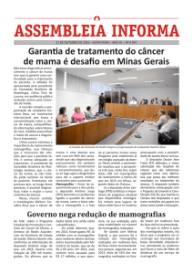 Garantia de tratamento do câncer de mama é desafio em Minas