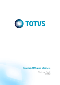 Integração RM Reports x Protheus - TDN