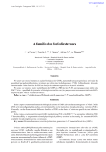 A família das fosfodiesterases - Associação Portuguesa de Urologia