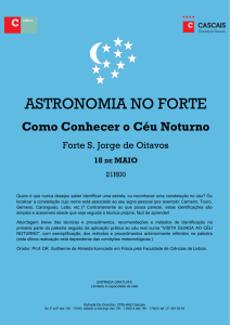astronomia no forte - Associação Nacional de Cruzeiros