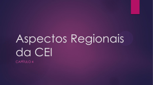 Aspectos Regionais da CEI