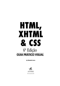 HTML XHTML e CSS