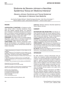 Síndrome de Stevens-Johnson e Necrólise Epidérmica Tóxica em