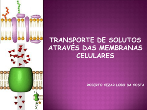 Transporte Transmembrana - Roberto Cezar | Fisiologista Vegetal
