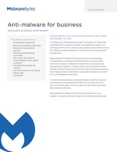 Anti-malware for business