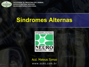 Síndromes Alternas - Dr. Gerardo Cristino