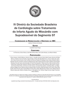 IV Diretriz da Sociedade Brasileira de Cardiologia sobre Tratamento