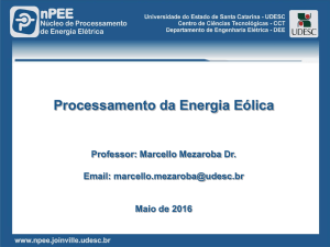 Processamento da Energia Eólica