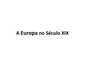 A Europa no Século XIX