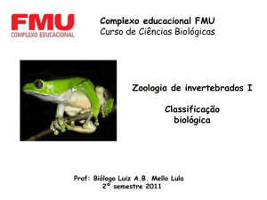 Zoologia-2.Classificação biológica