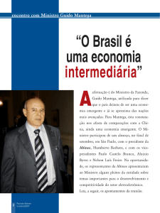 O Brasil é uma economia intermediária