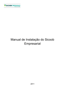Manual de Instalação do Sicoob Empresarial