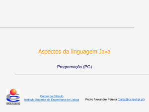 Aspectos da linguagem Java