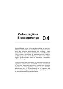 Colonização e Biossegurança 04