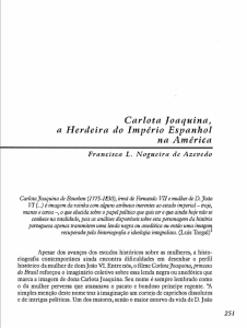 Carlota Joaquina, a Herdeira do Império Espanhol na .América
