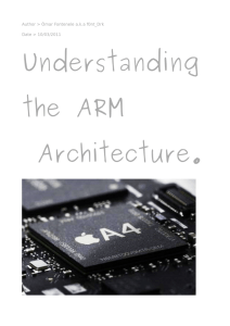 Understanding the ARM Architecture.