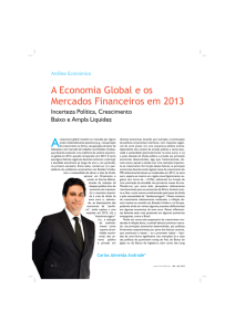 A Economia Global e os Mercados Financeiros em 2013